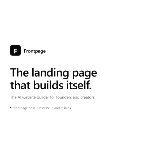 Frontpage