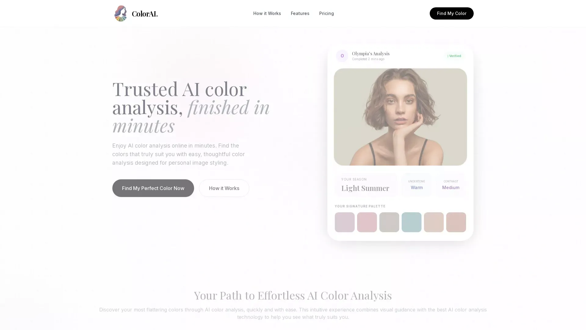 AI Color Analysis