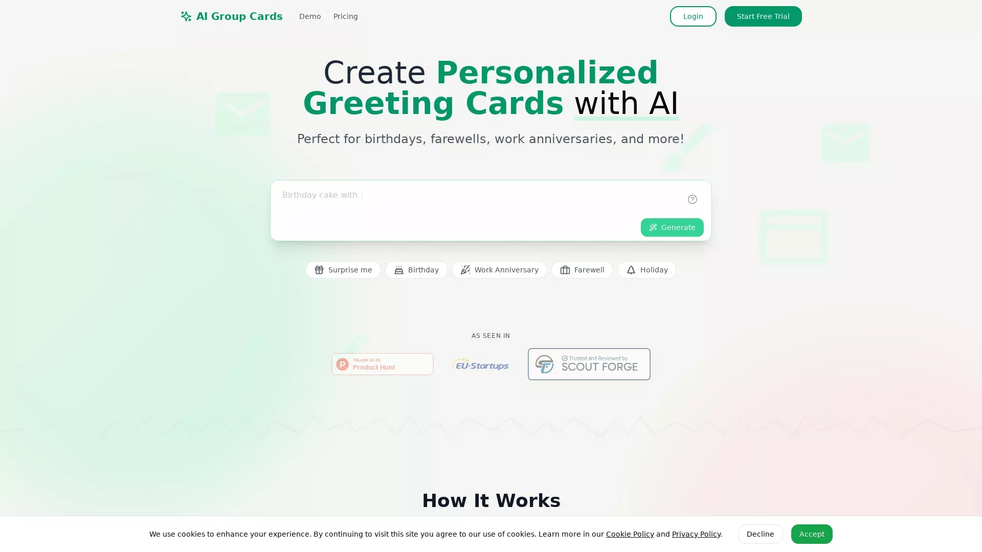AI Group Cards