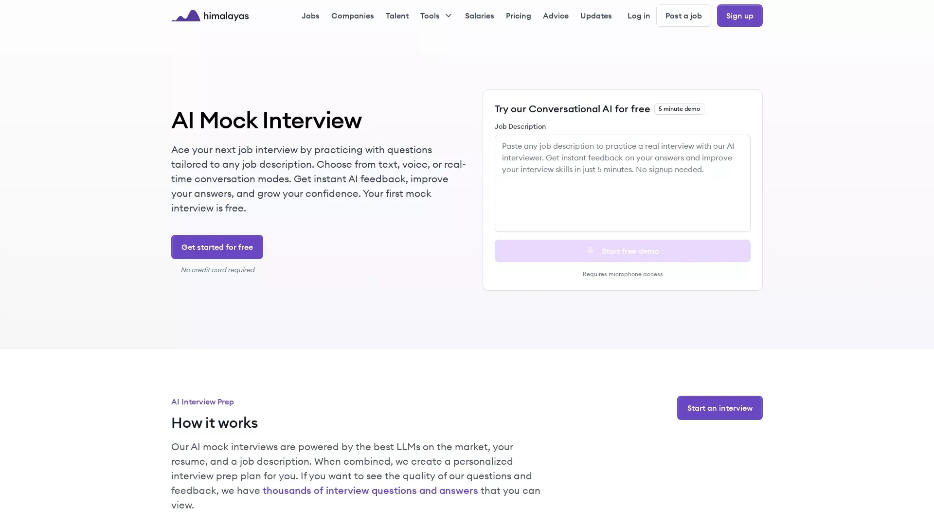 AI Mock Interviews
