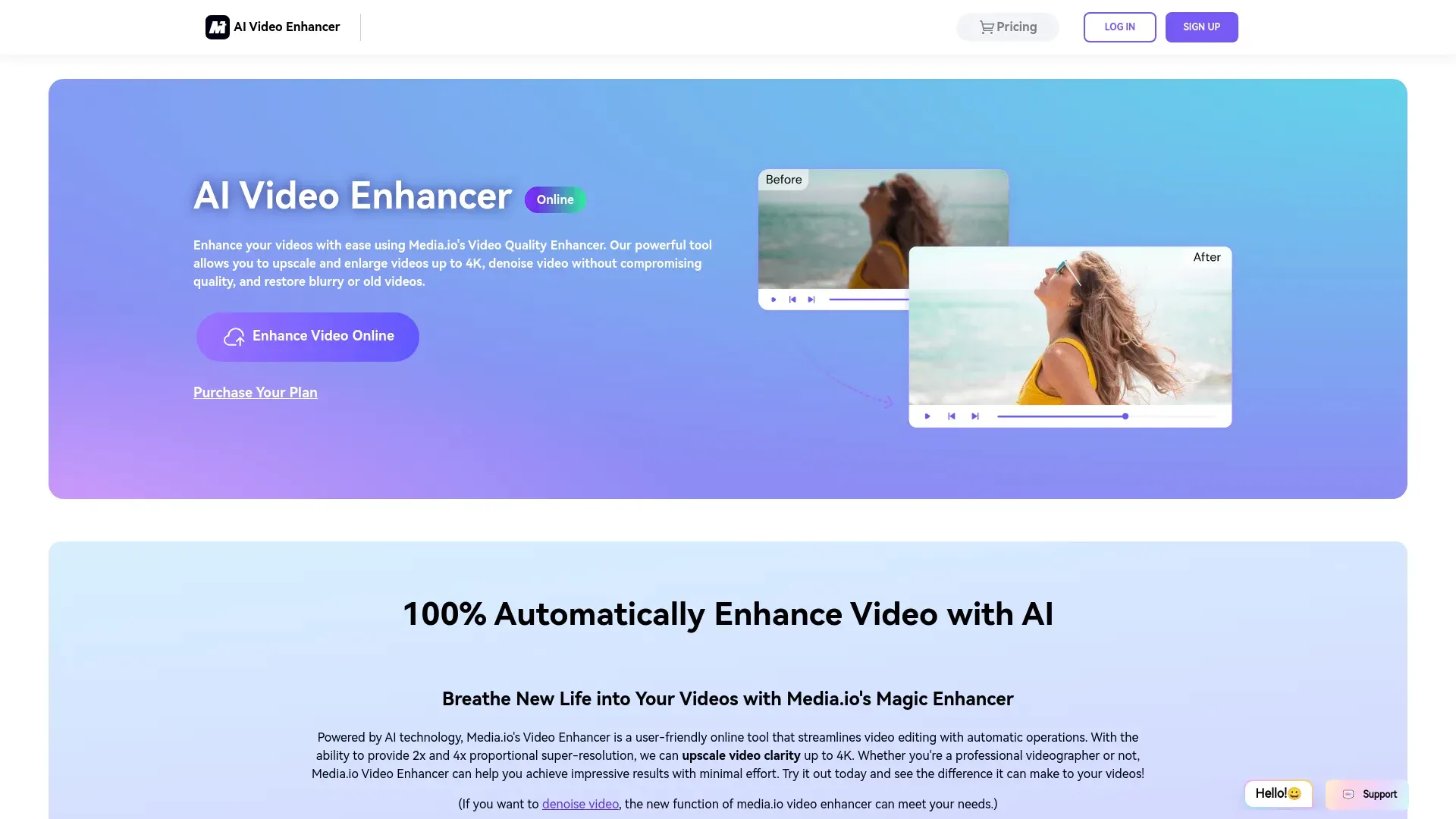 AI Video Enhancer