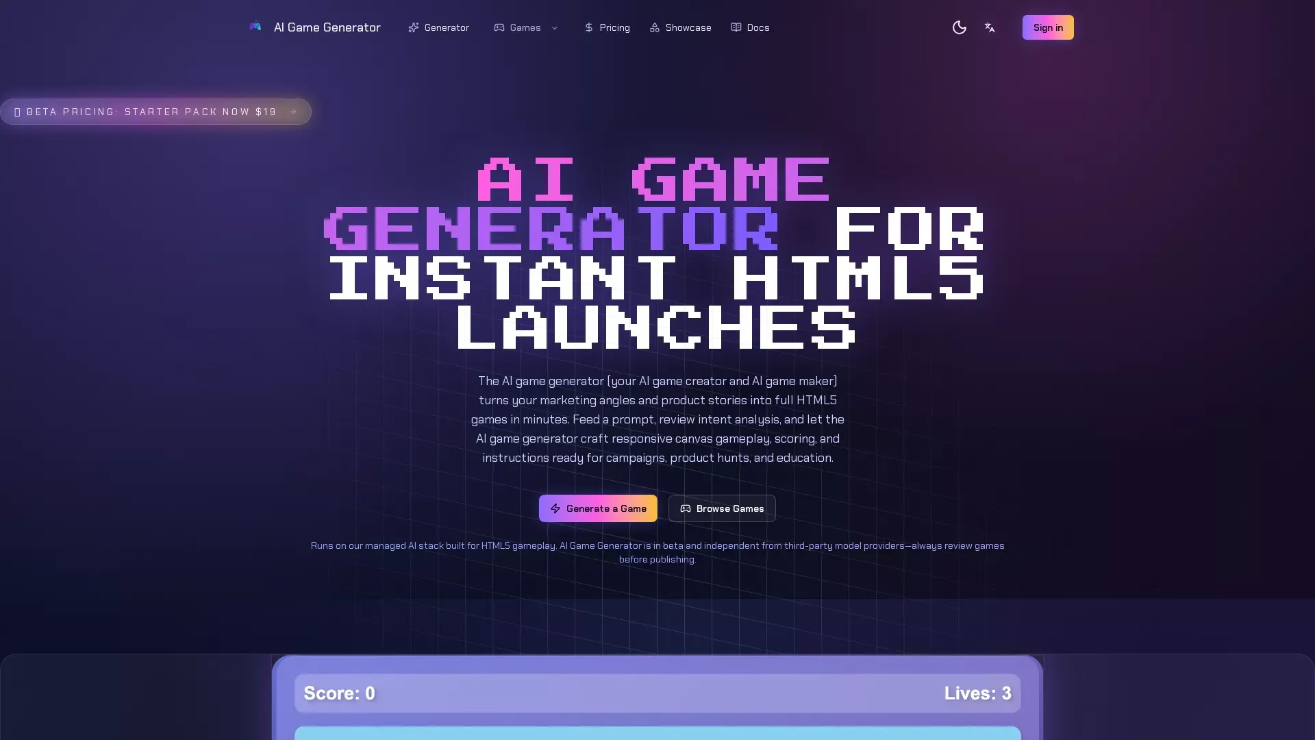 AiGameGenerator