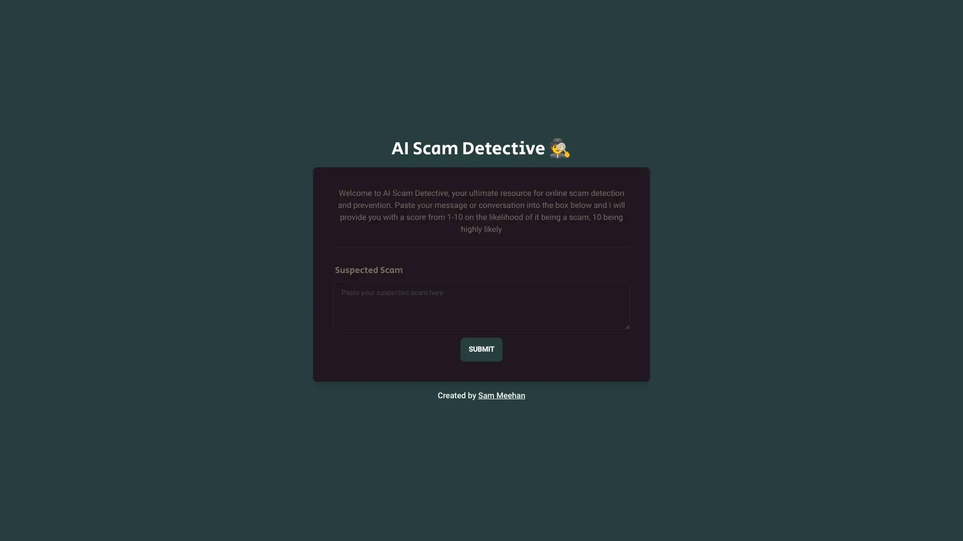 AIScam Detective