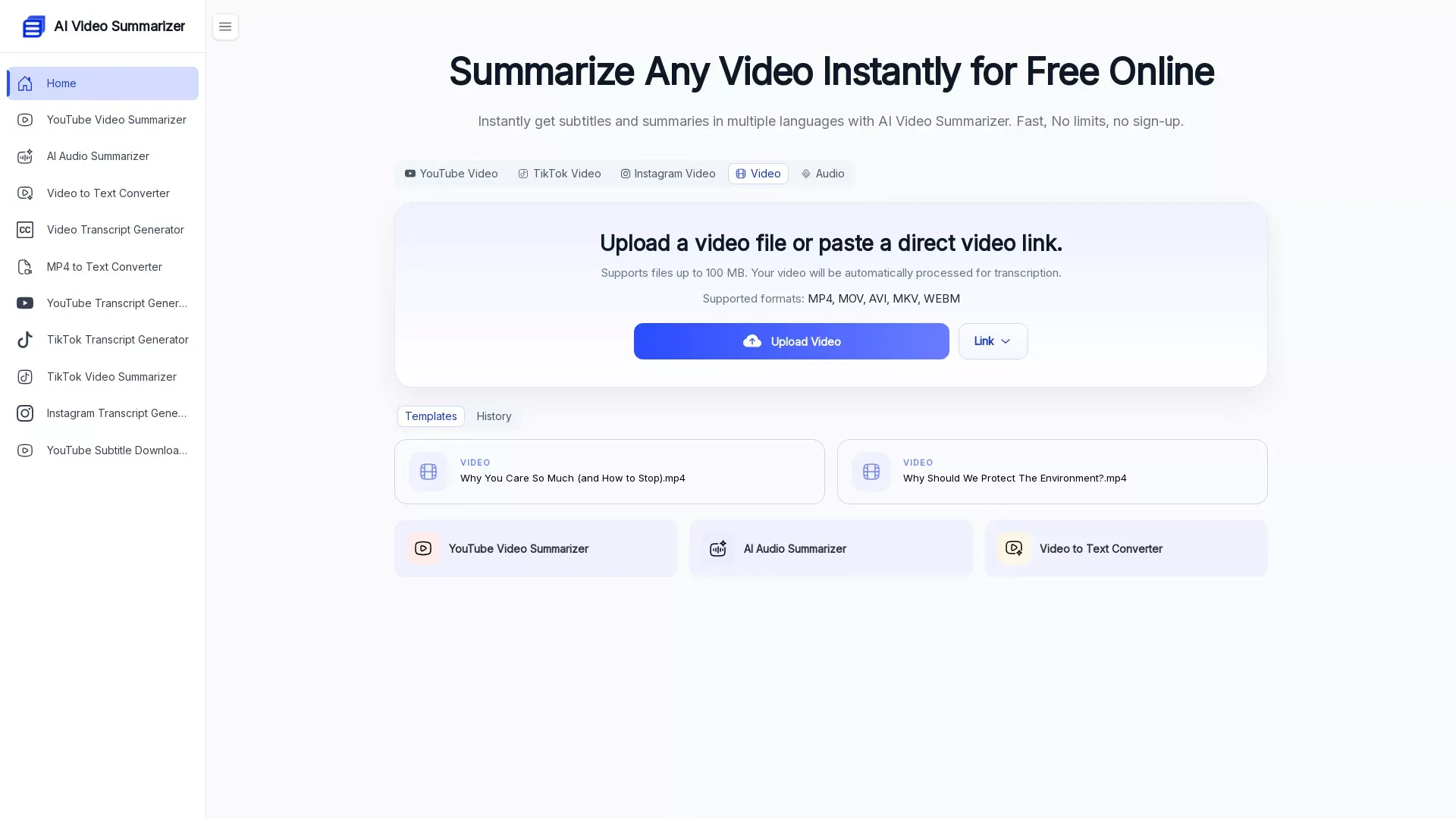 AIVideoSummarizer