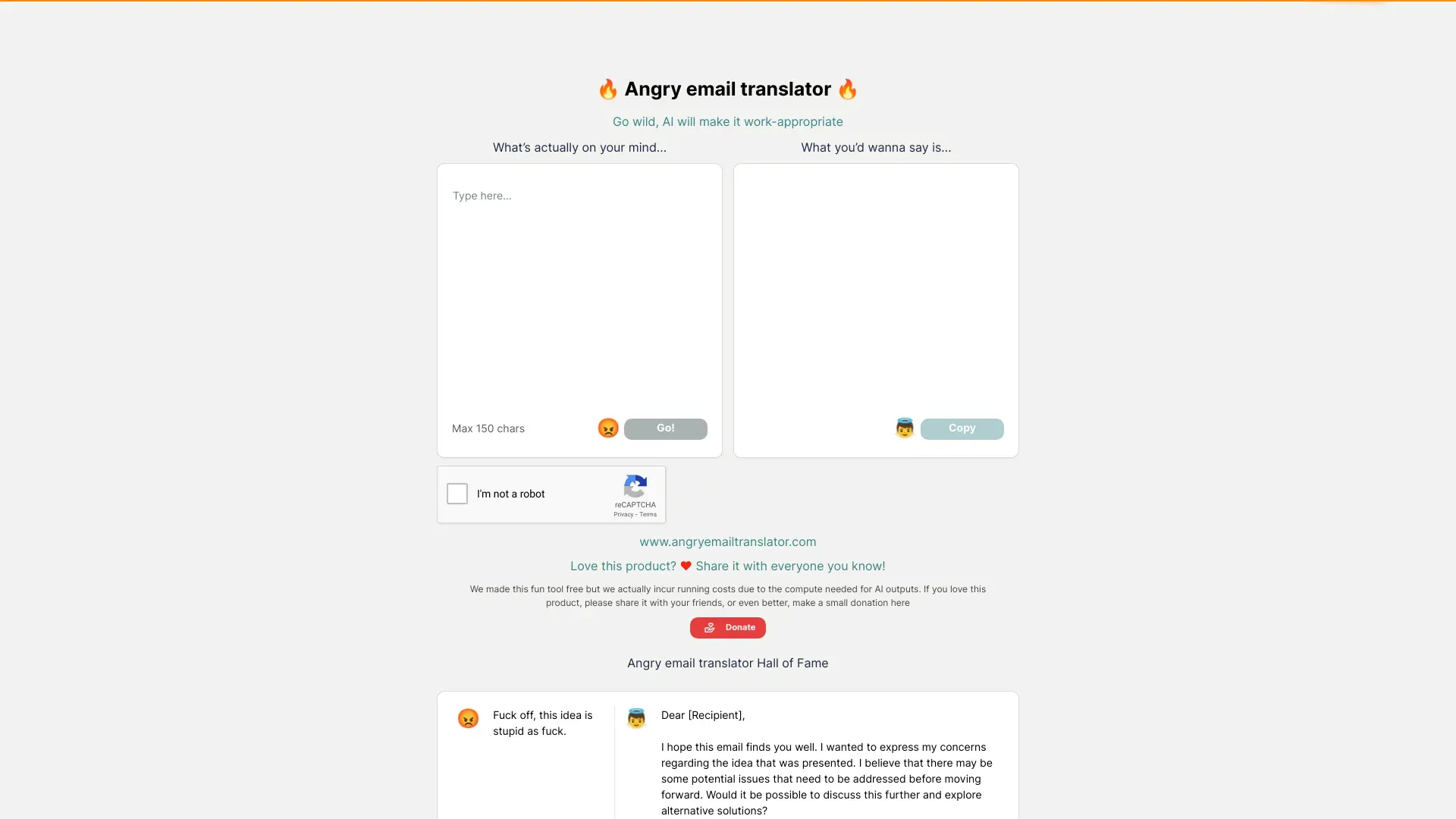 Angry Email Translator