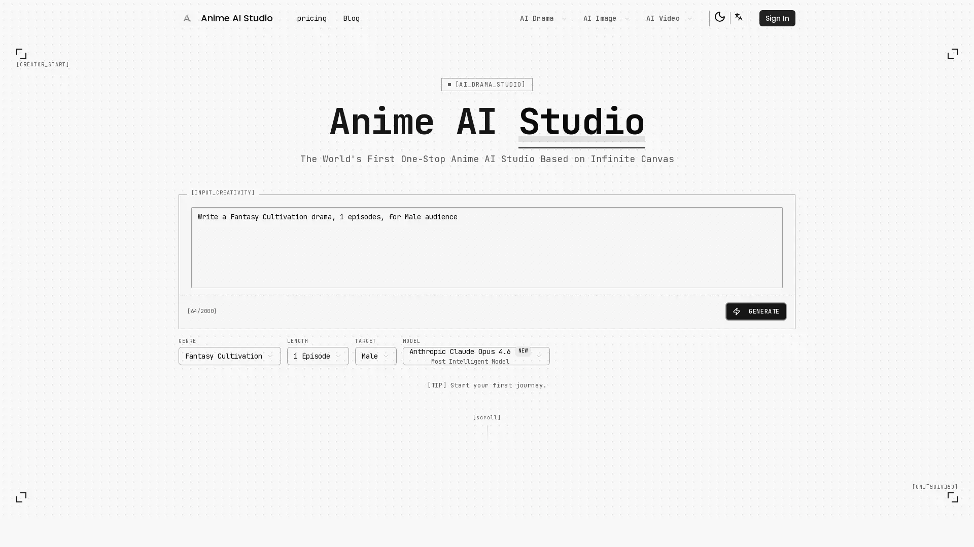 Anime AI Studio