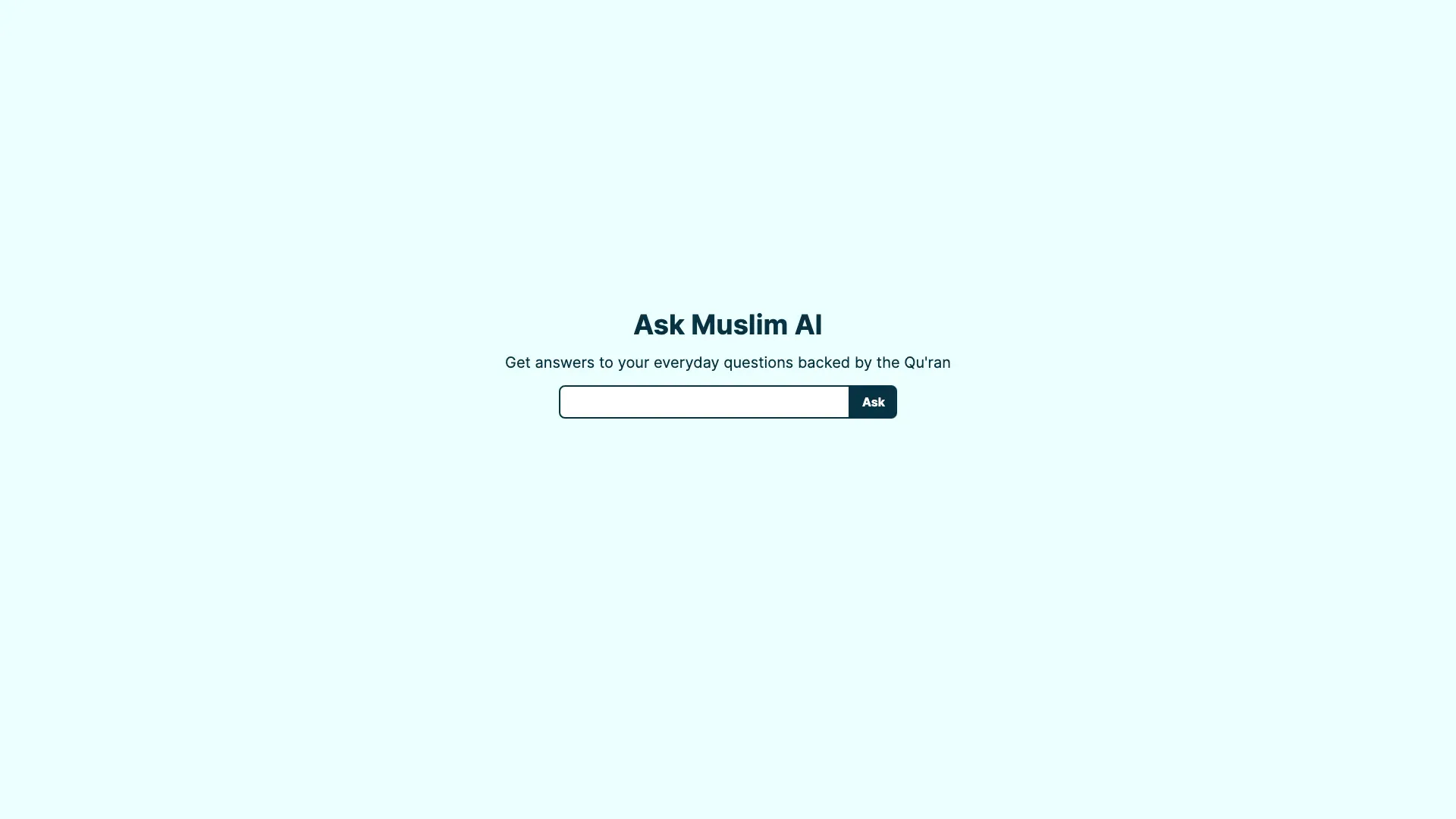 Ask Muslim