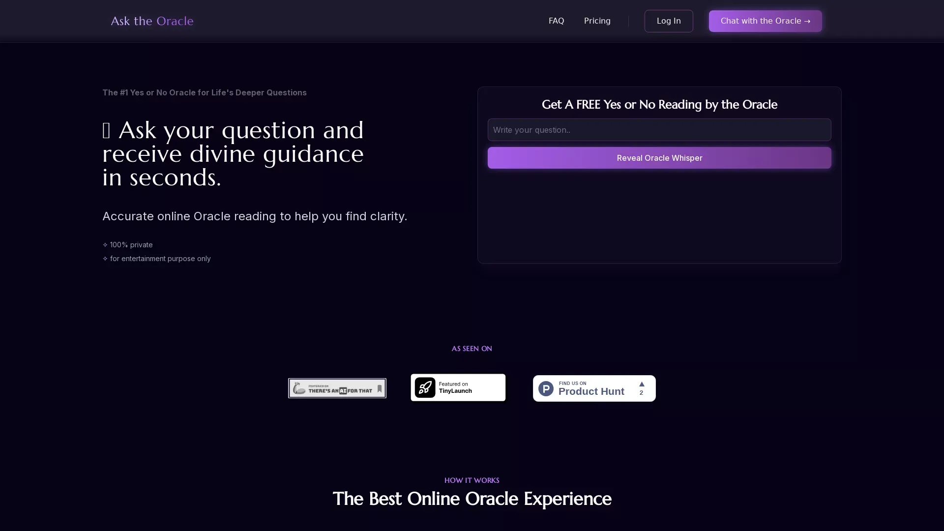 Ask The Oracle