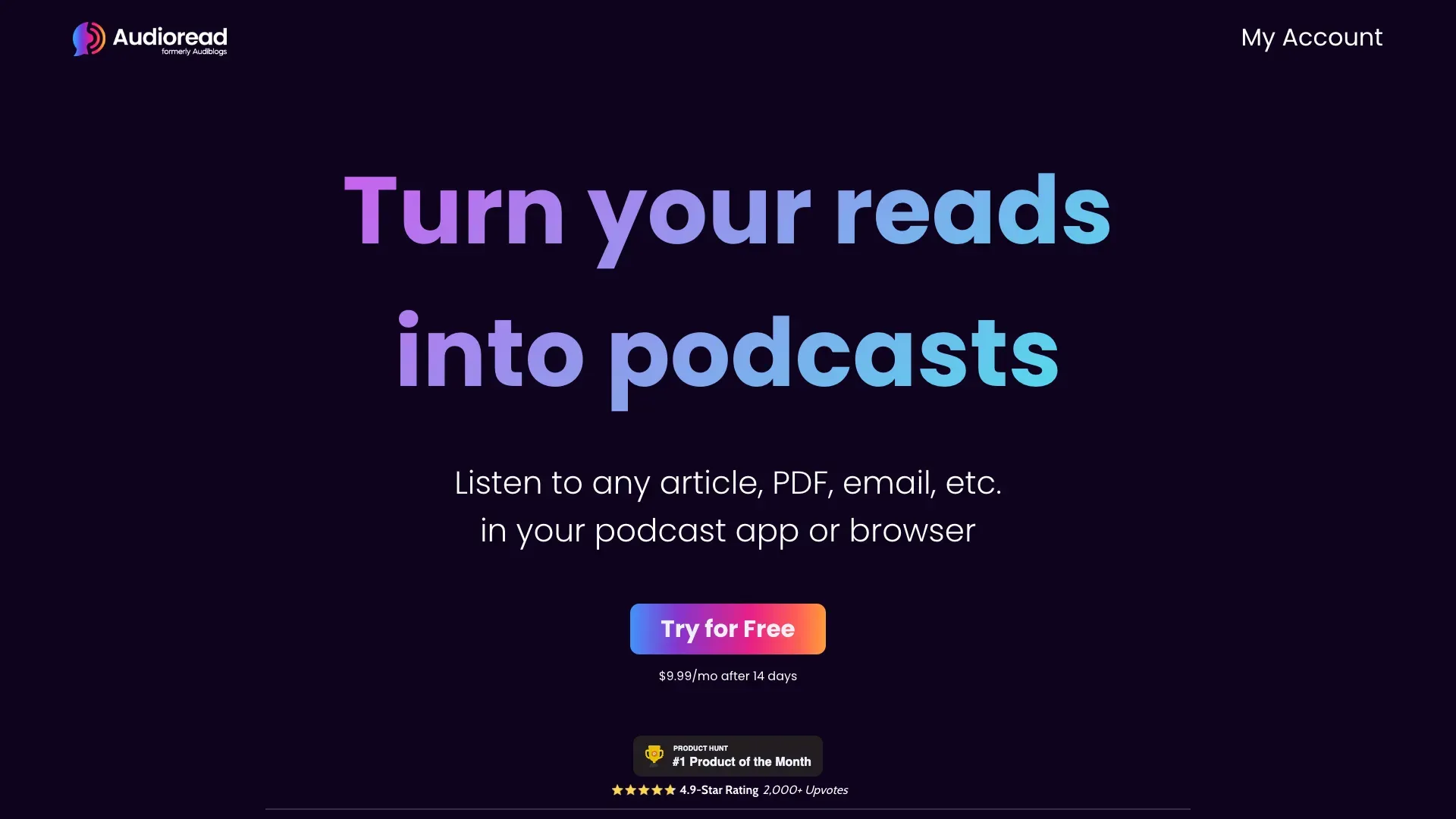 Audioread