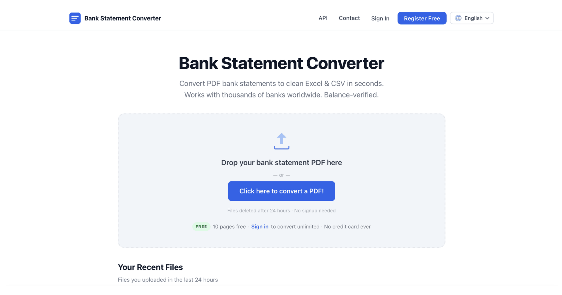 Bank Statement Engine