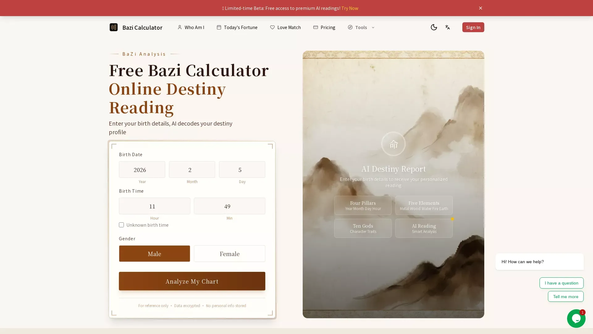 BaziCalculator