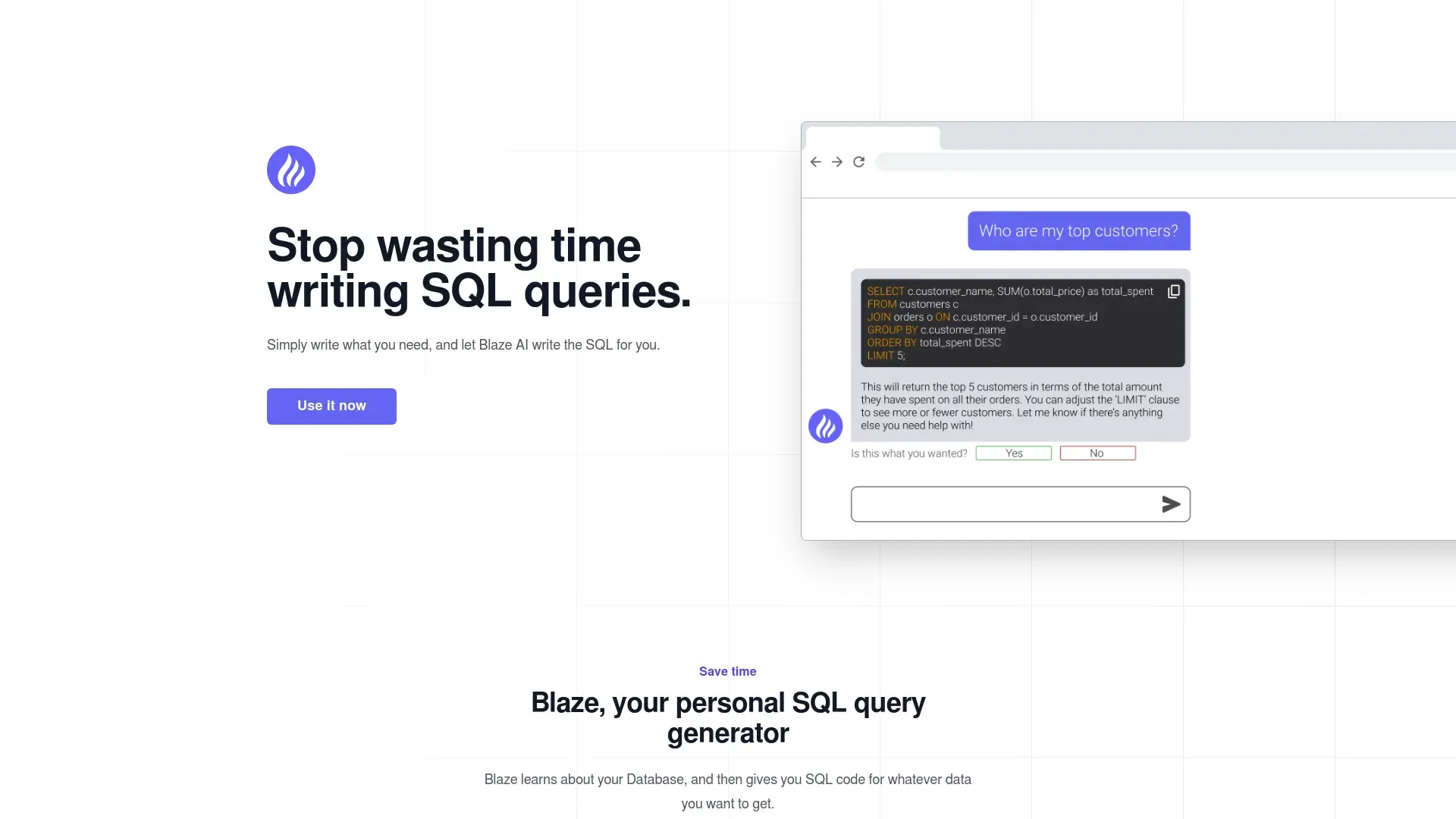 BlazeSQL