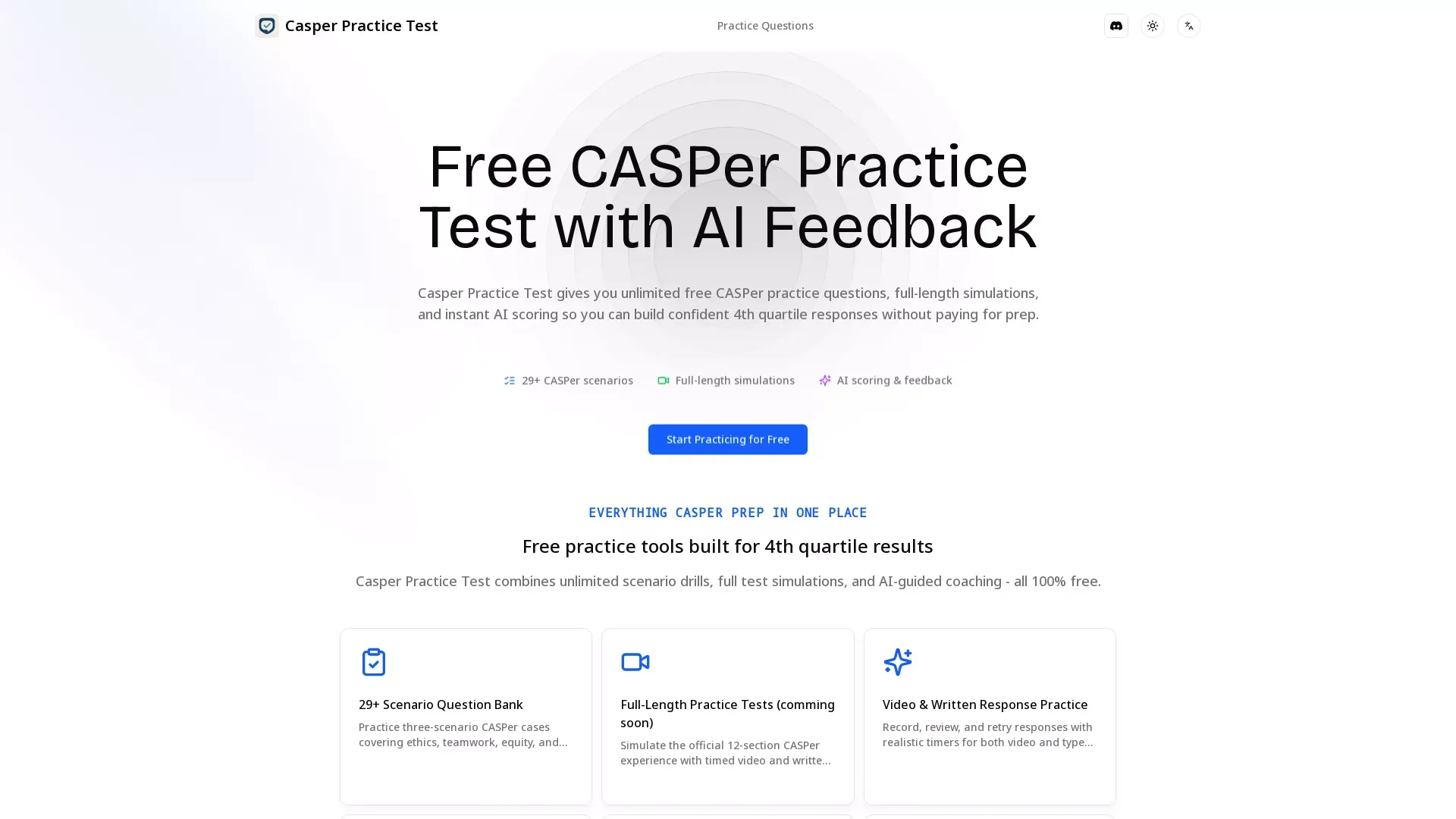 CasperPracticeTest