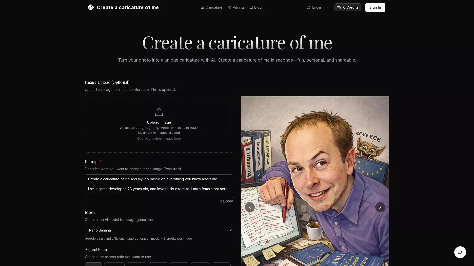 CreateACaricatureOfMe