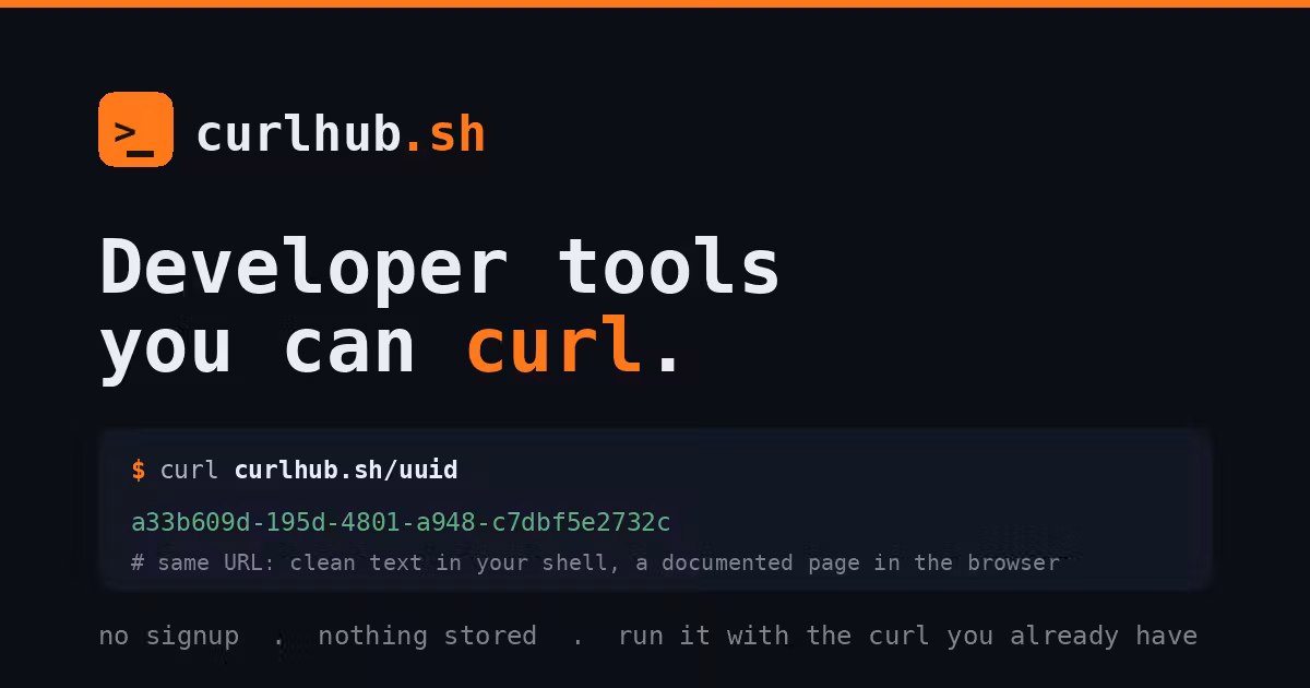 curlhub.sh