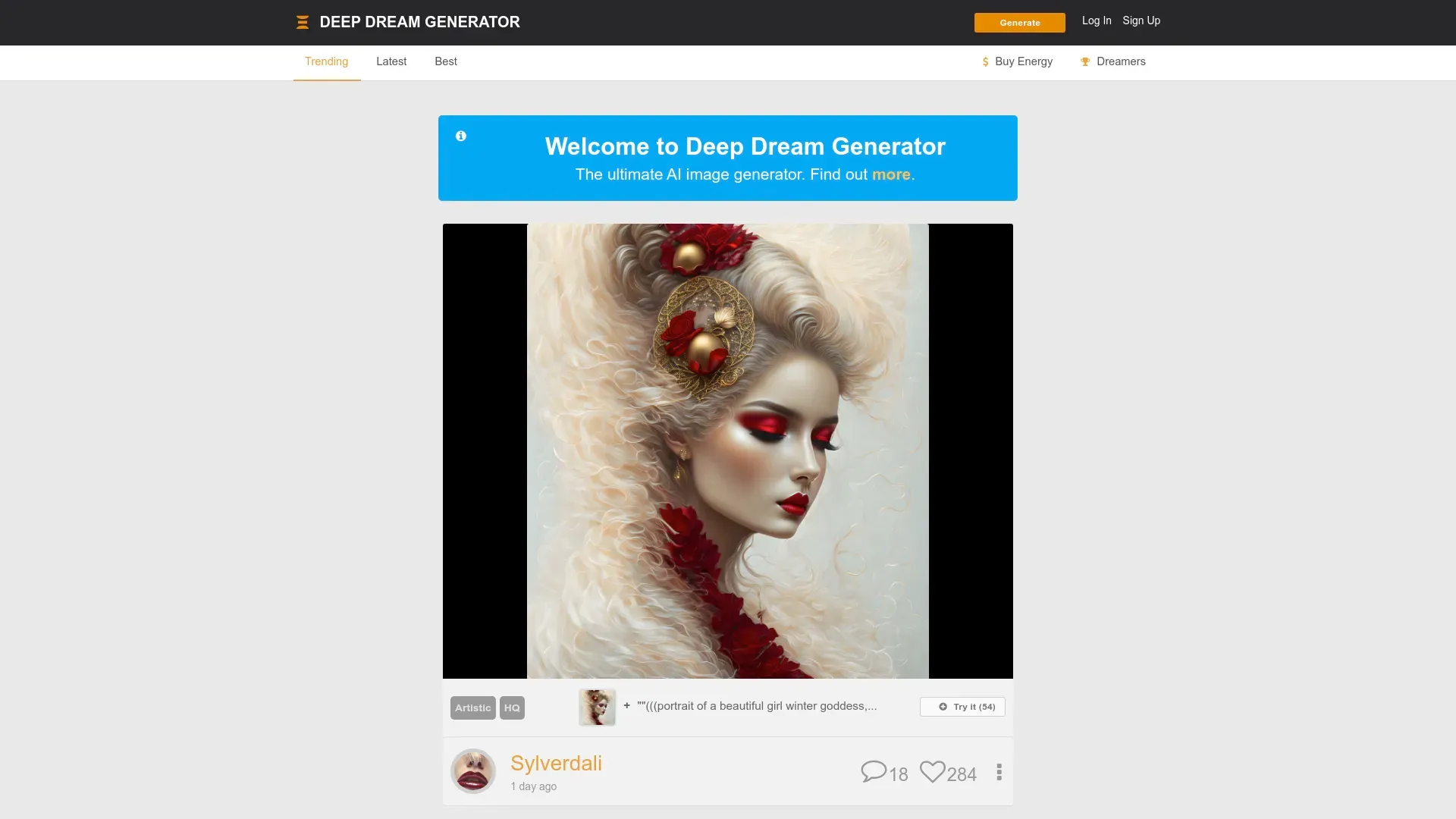 Deepdreamgenerator