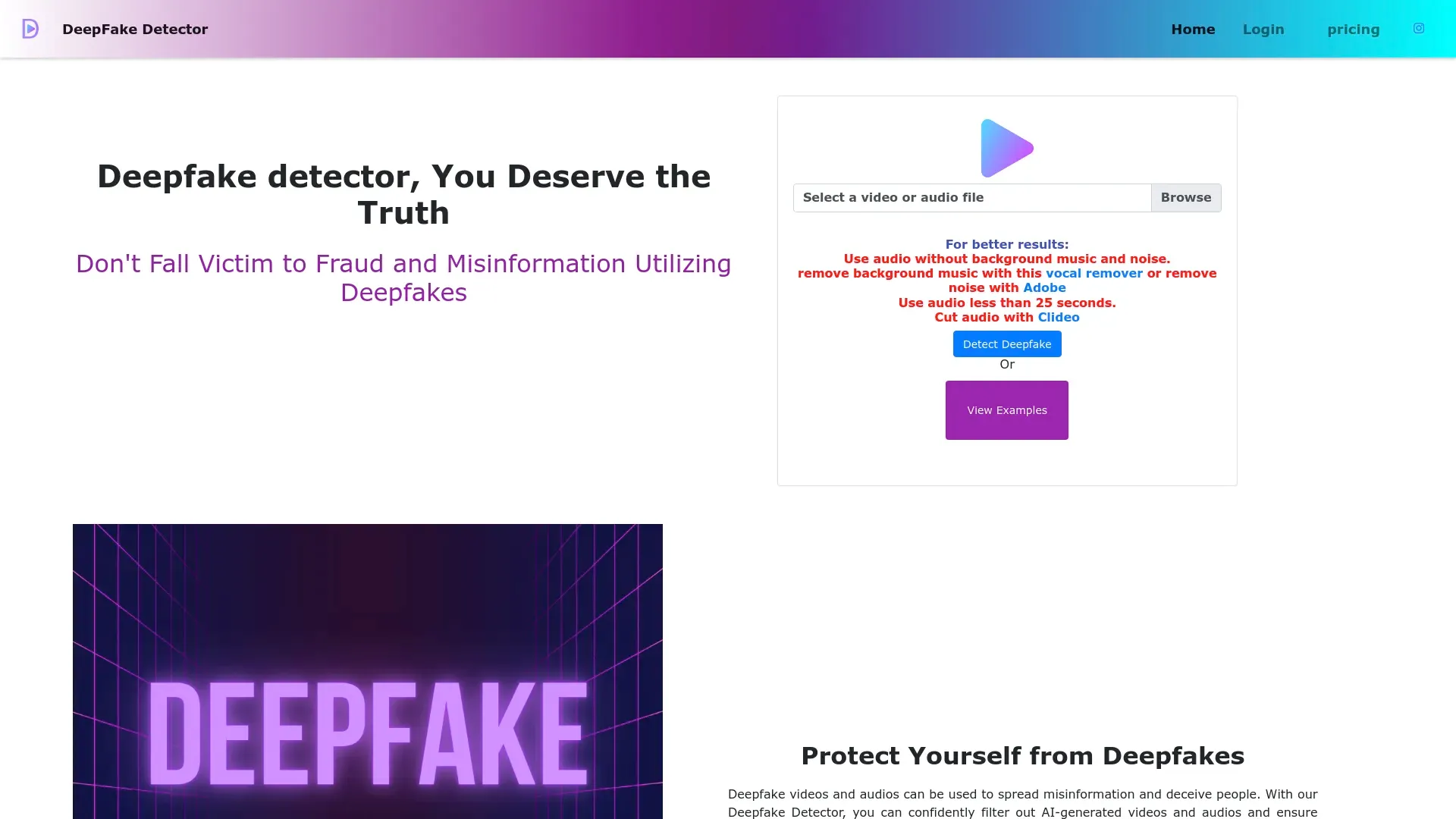 Deepfake Detector