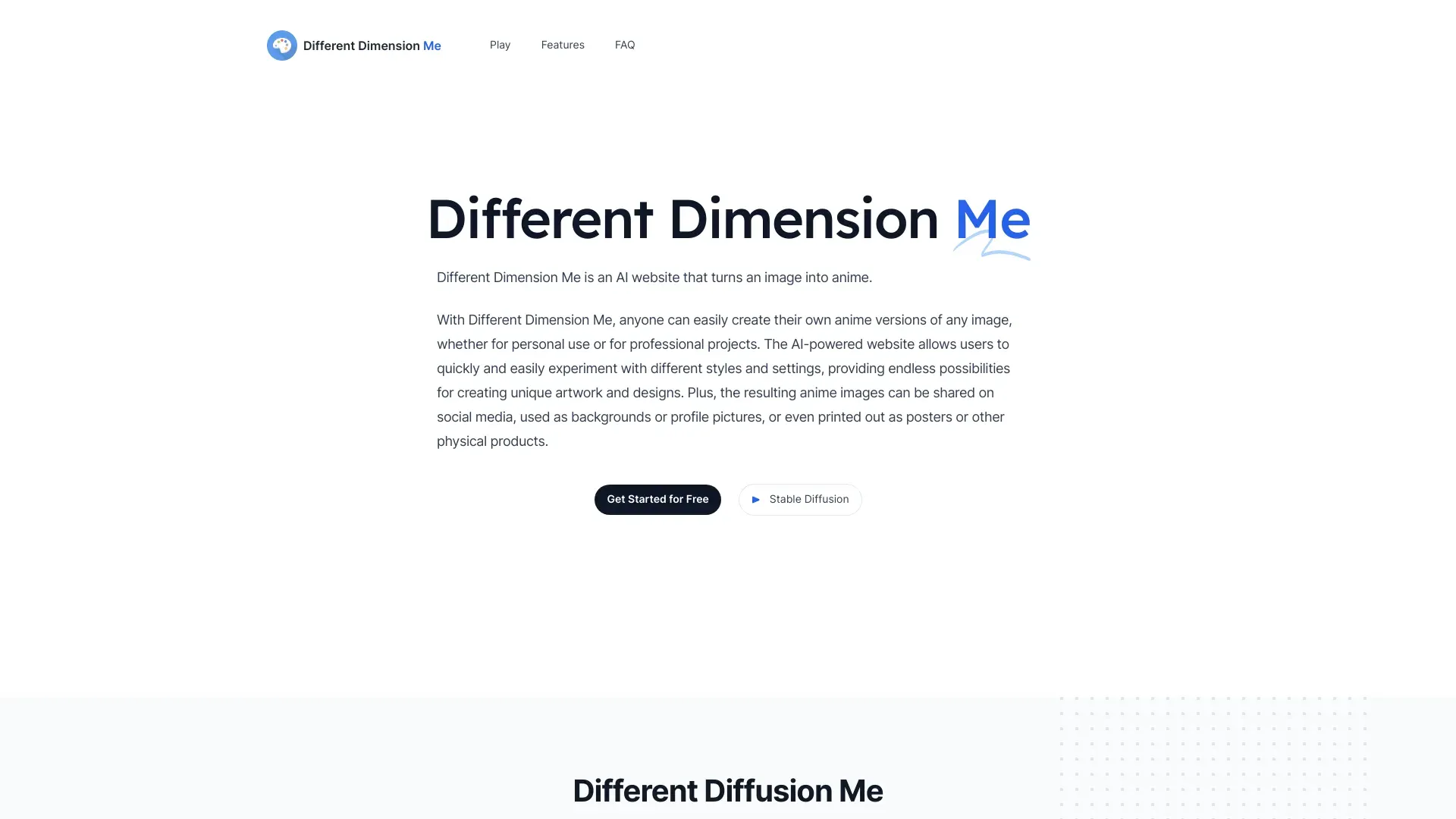 Different Dimension Me