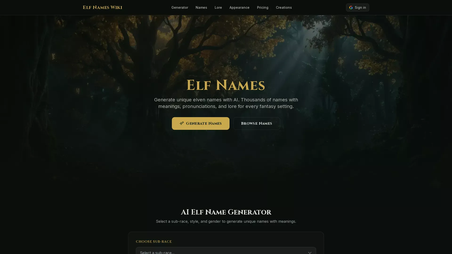 ElfNamesWiki