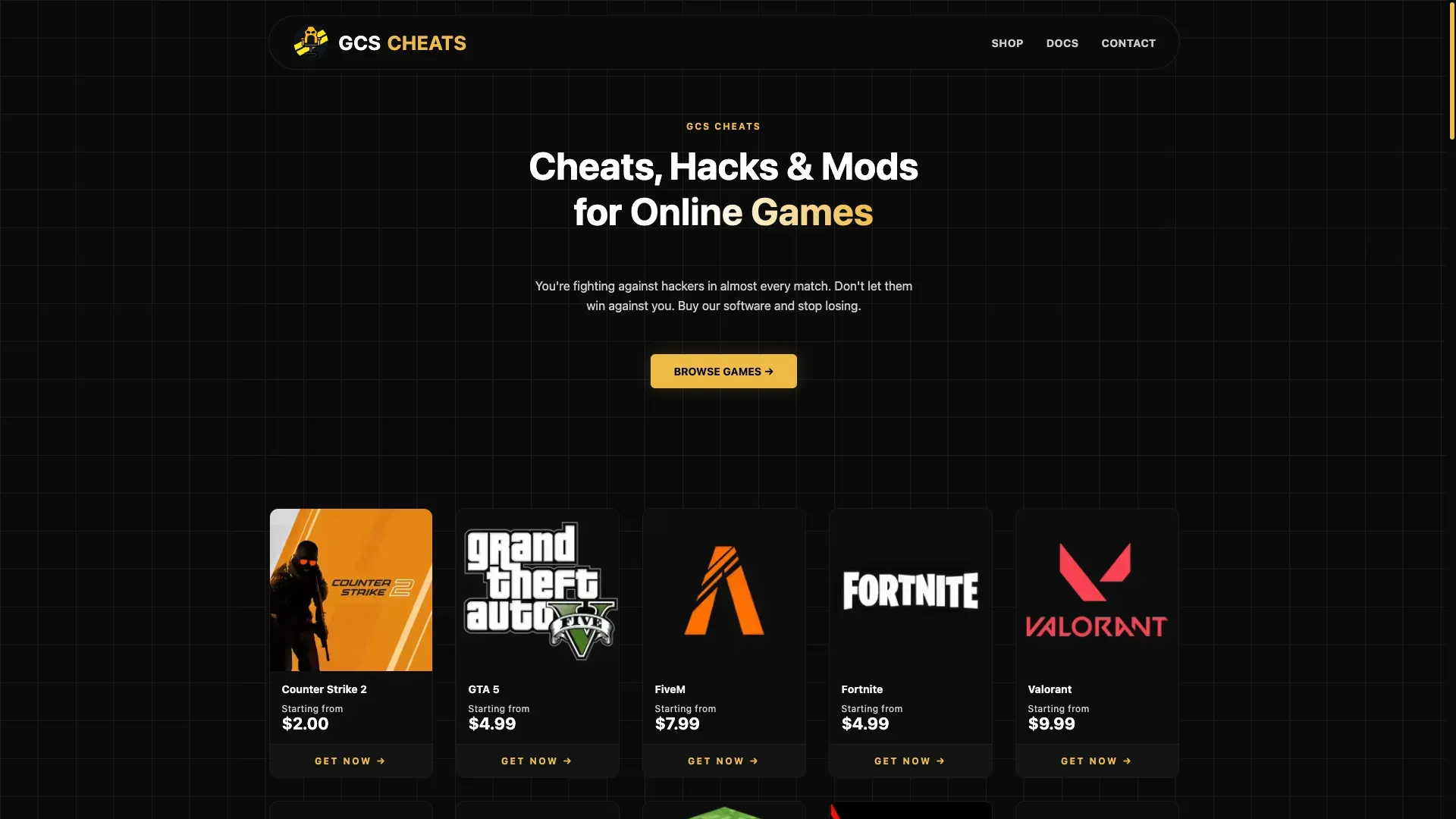 GCS Cheats