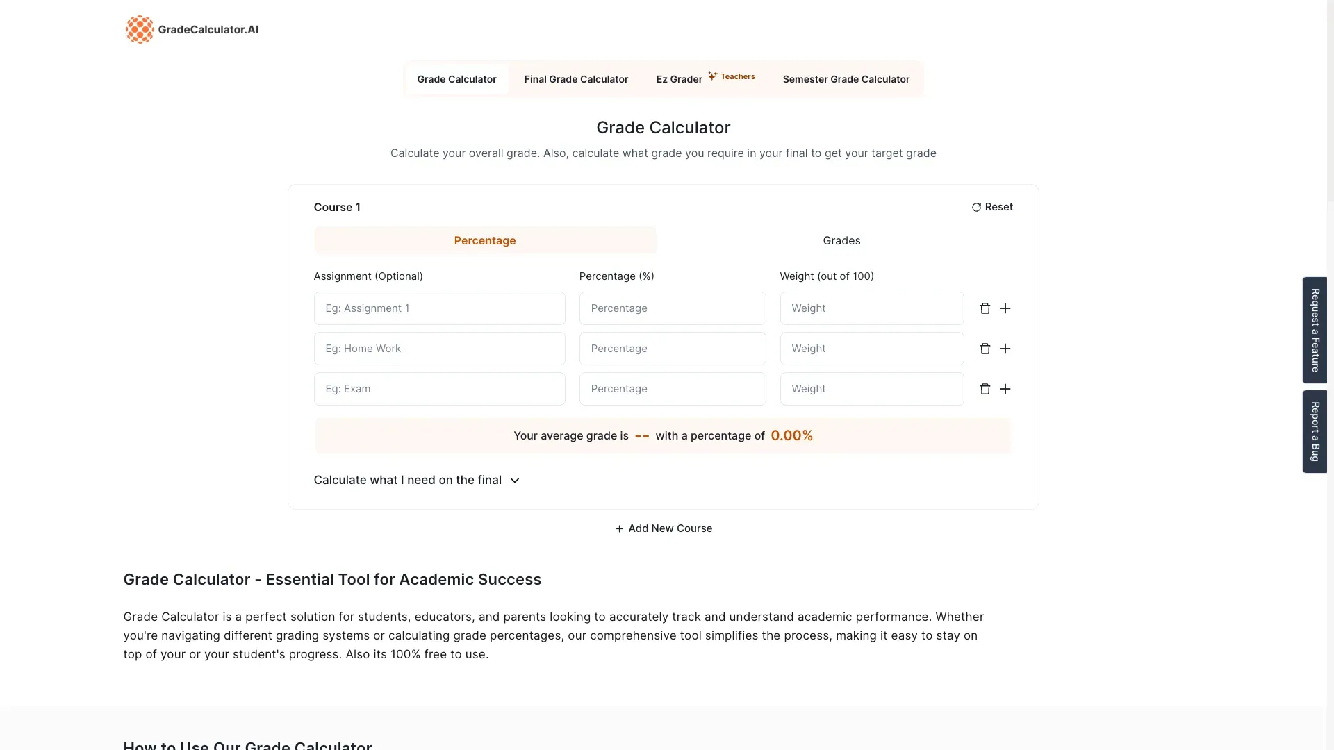 Grade Calculator