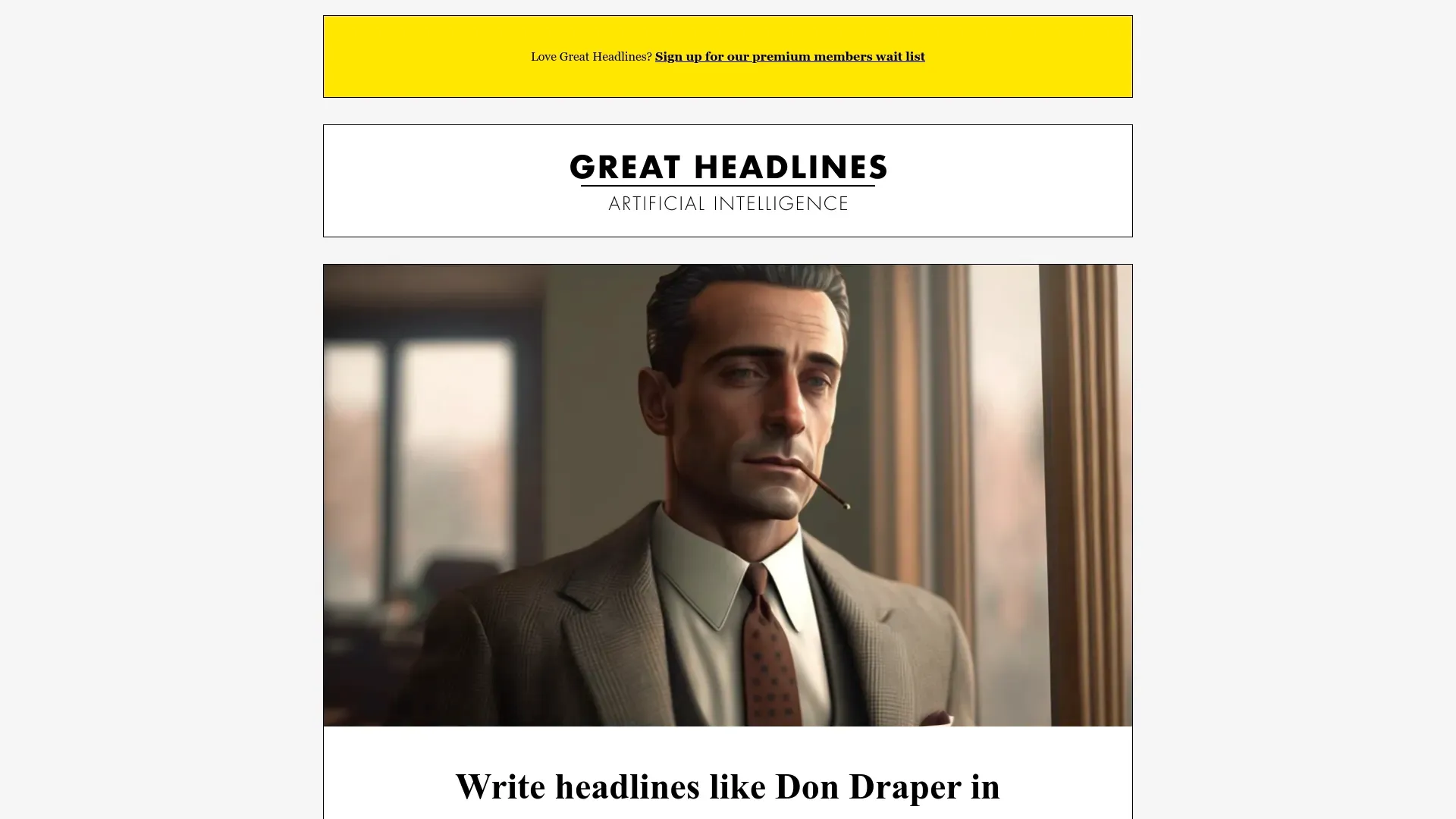 Great Headlines