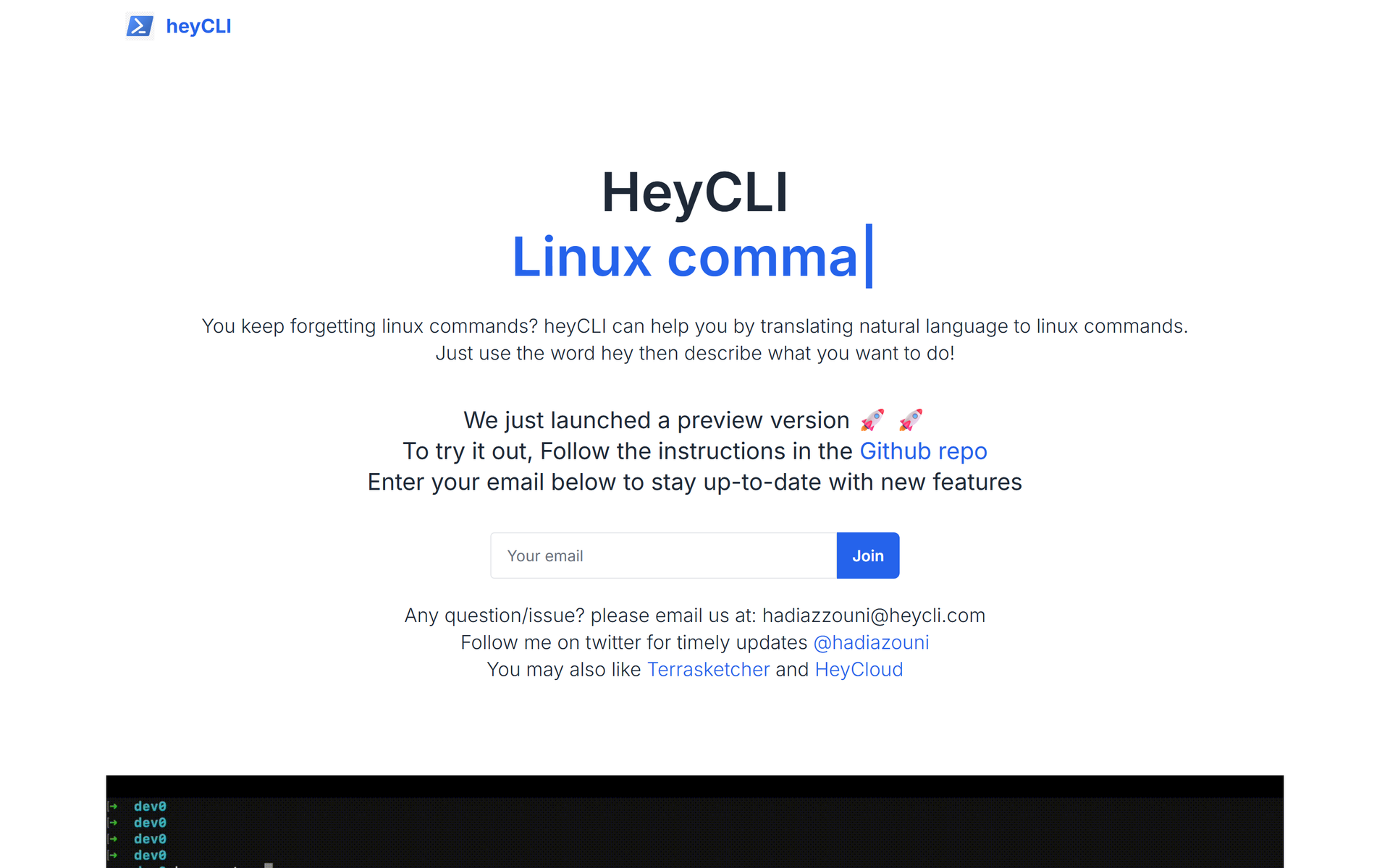 heyCLI