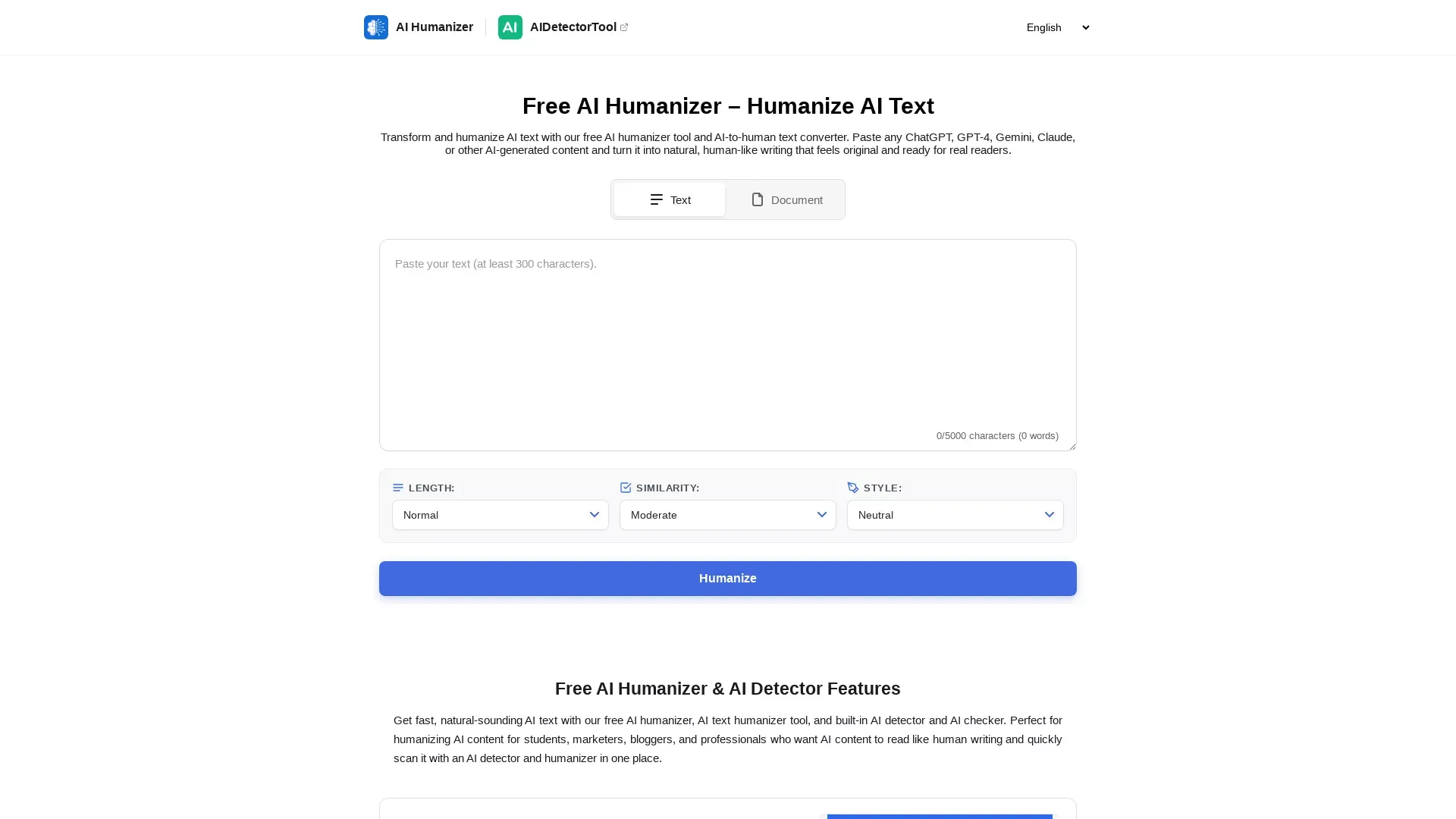 HumanizerTool