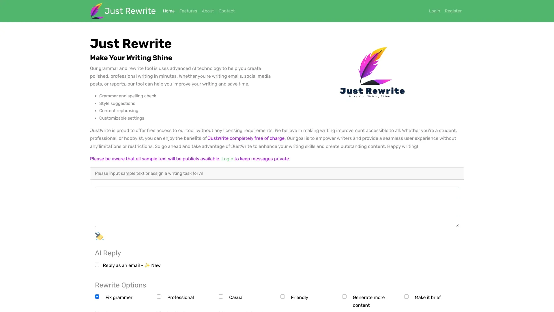 Just Rewrite
