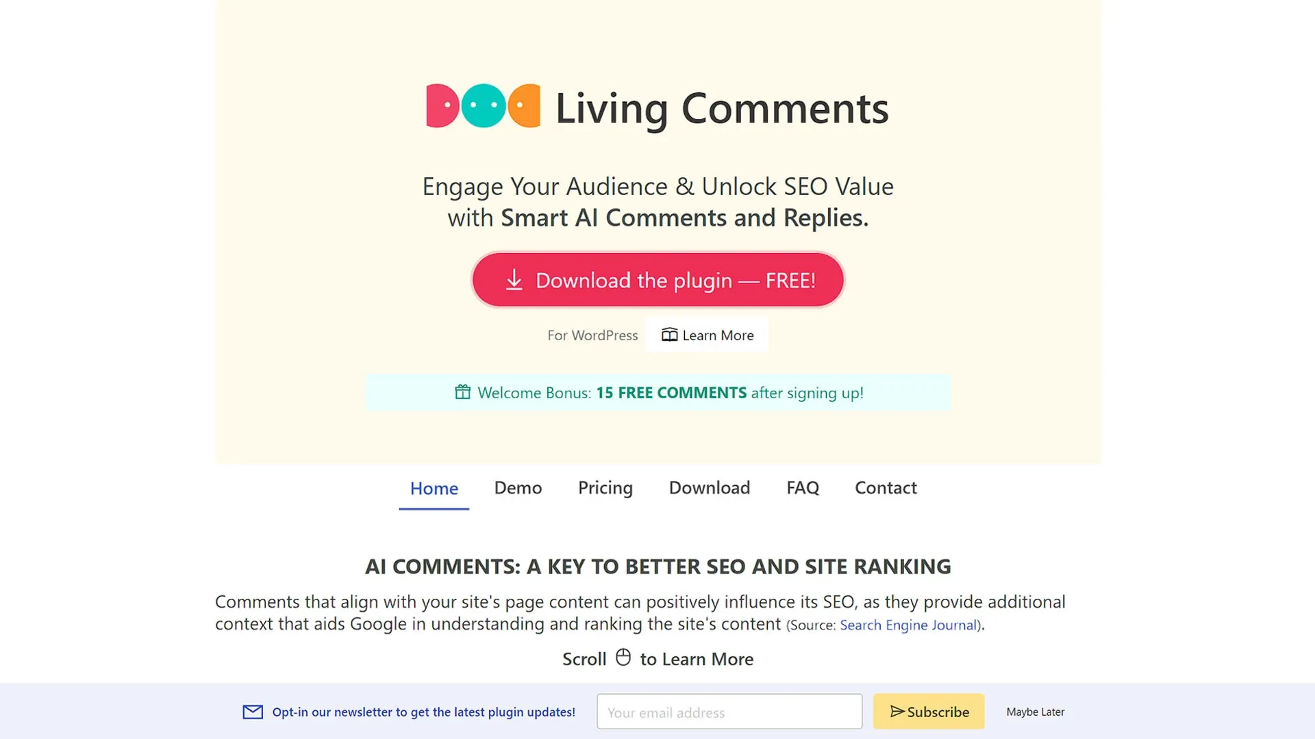 Living Comments