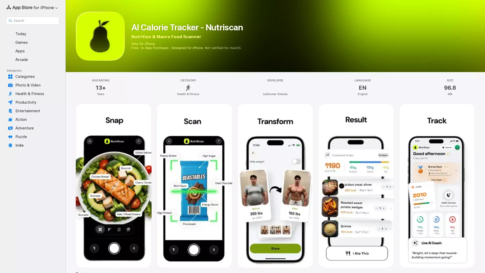 NutriscanAI