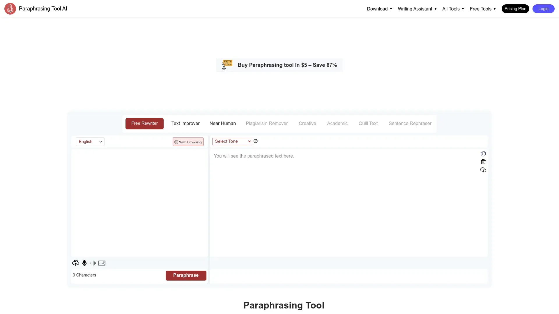 ParaphrasingTool