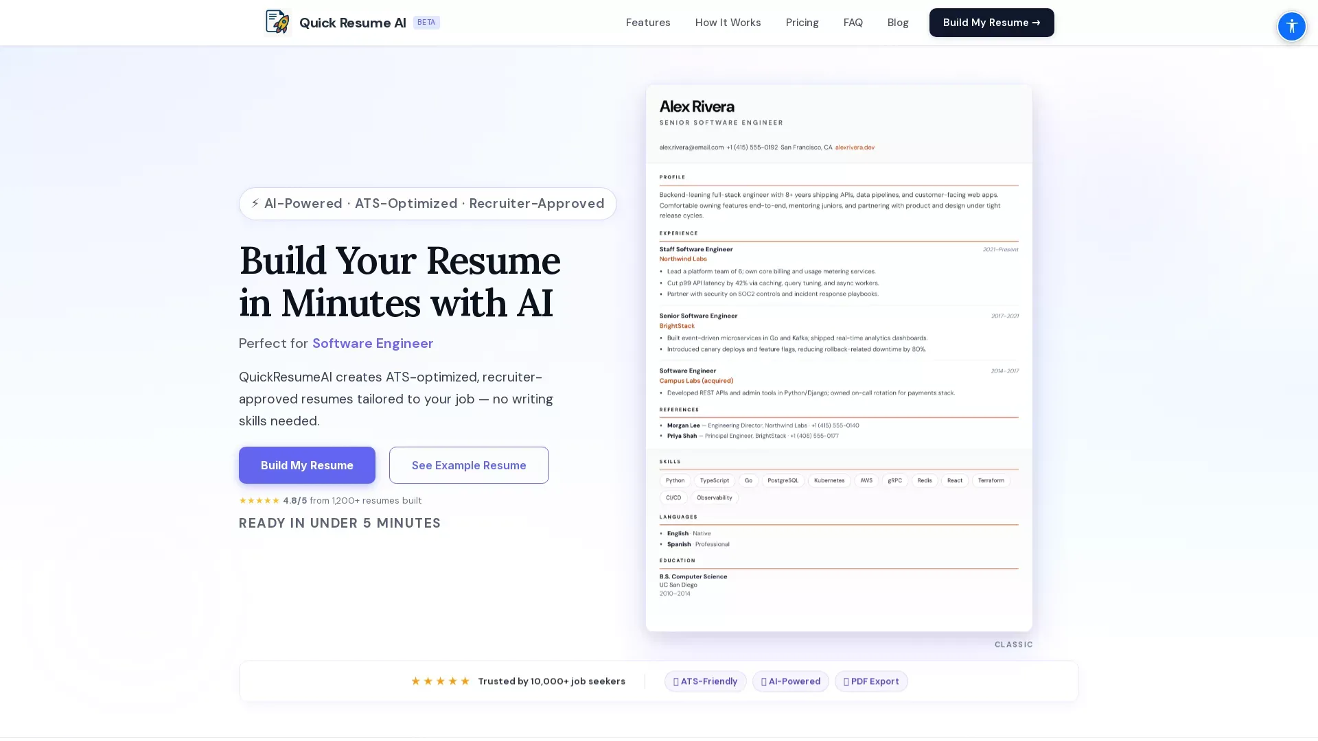 QuickResumeAi