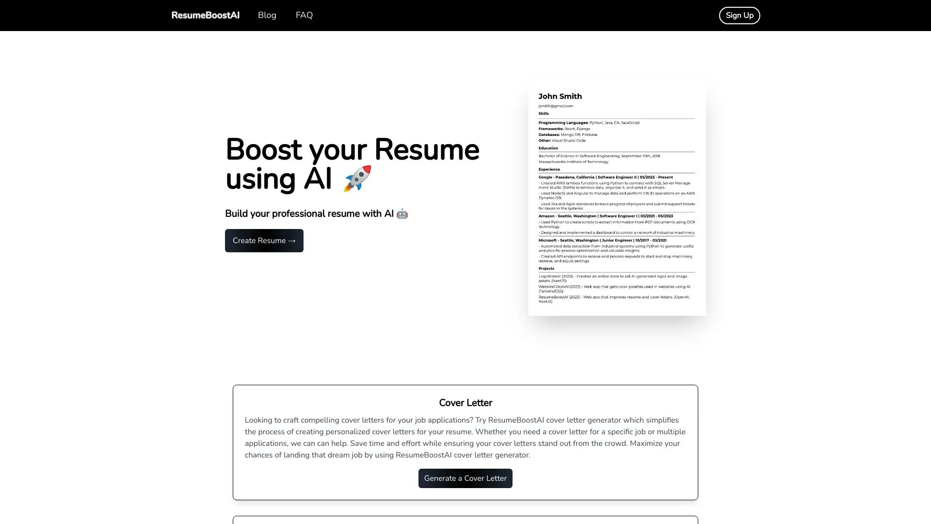ResumeBoostAI