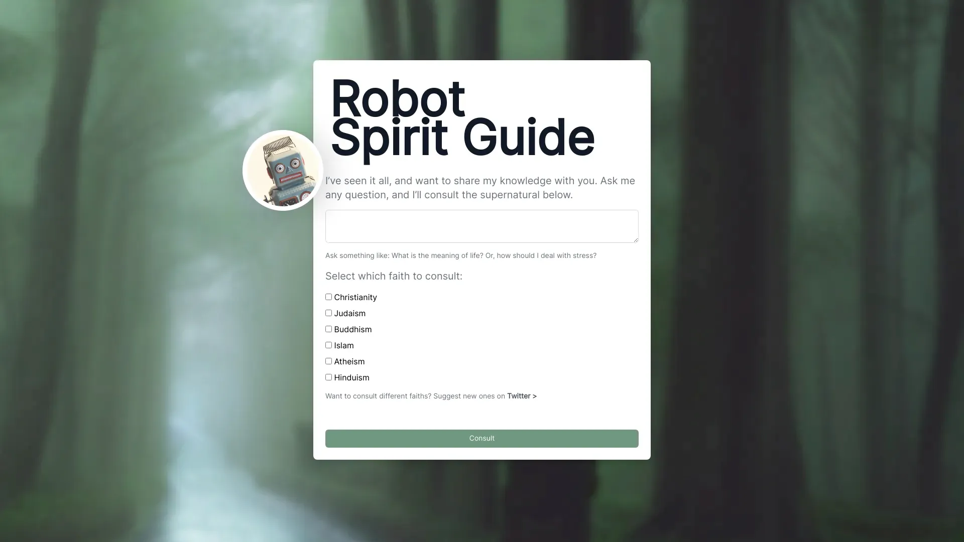 Robot Spirit Guide