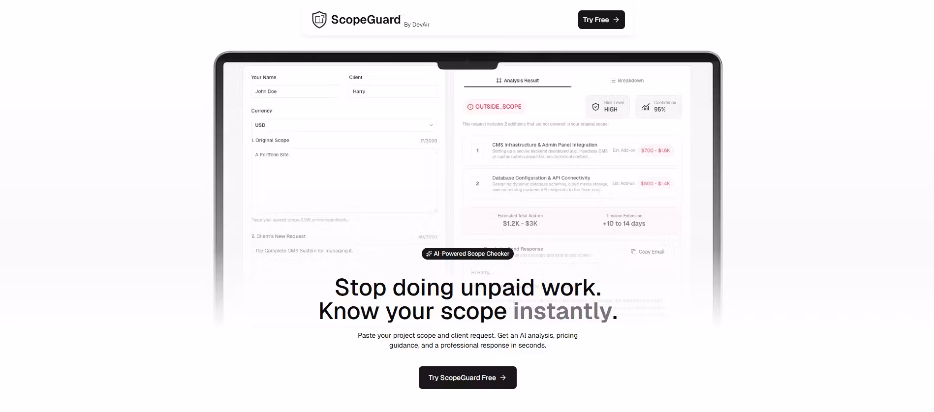 ScopeGuard AI