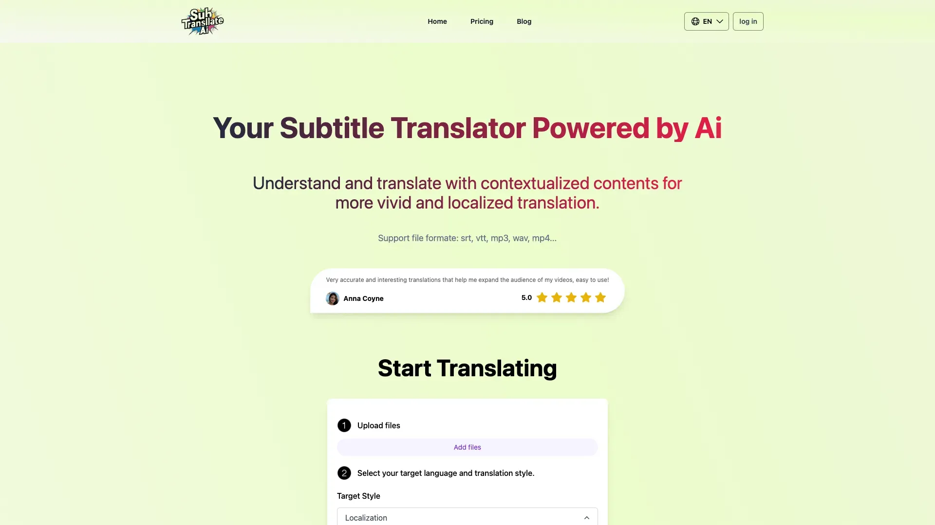 Sub Translate AI