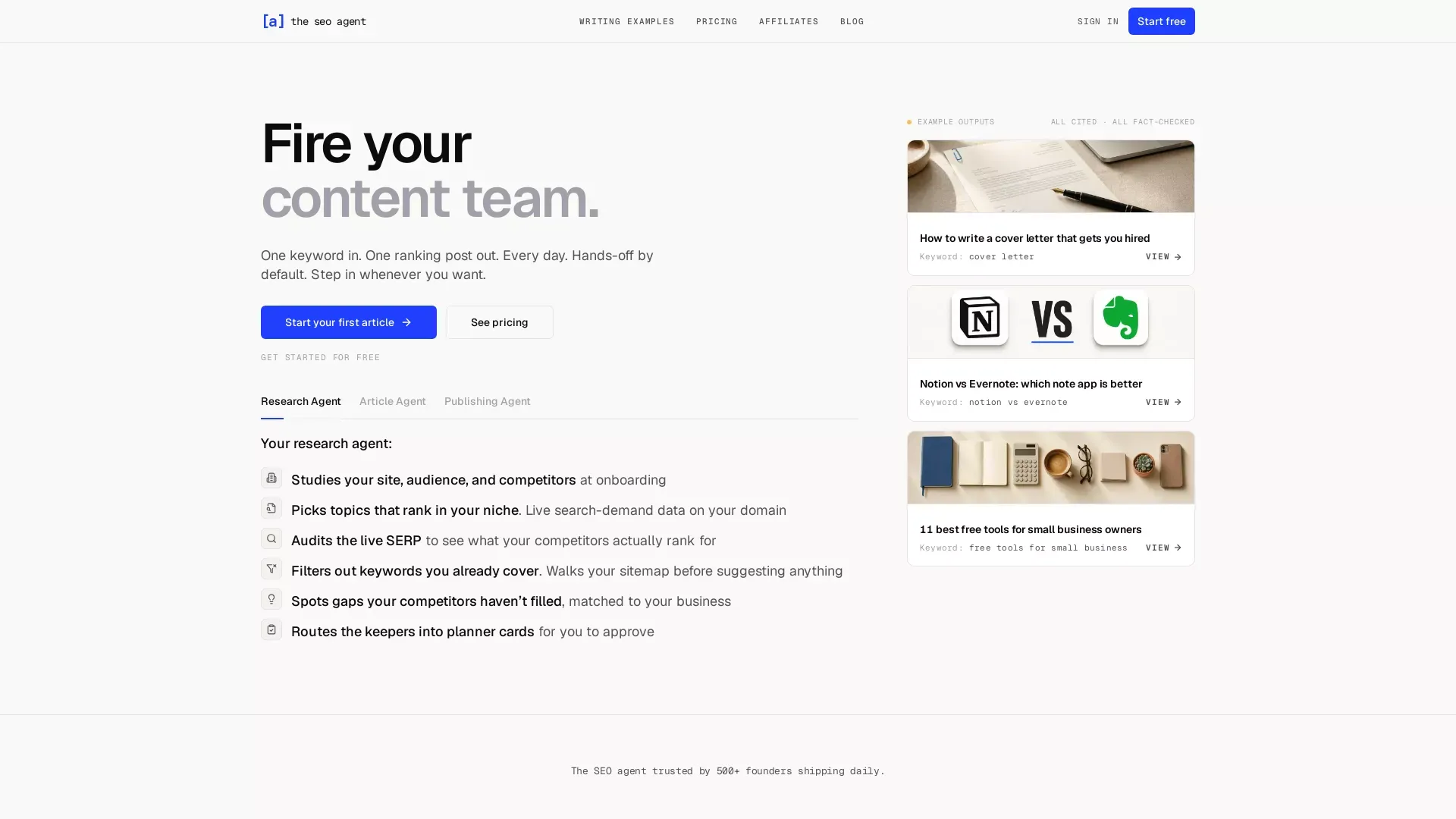 The SEO Agent