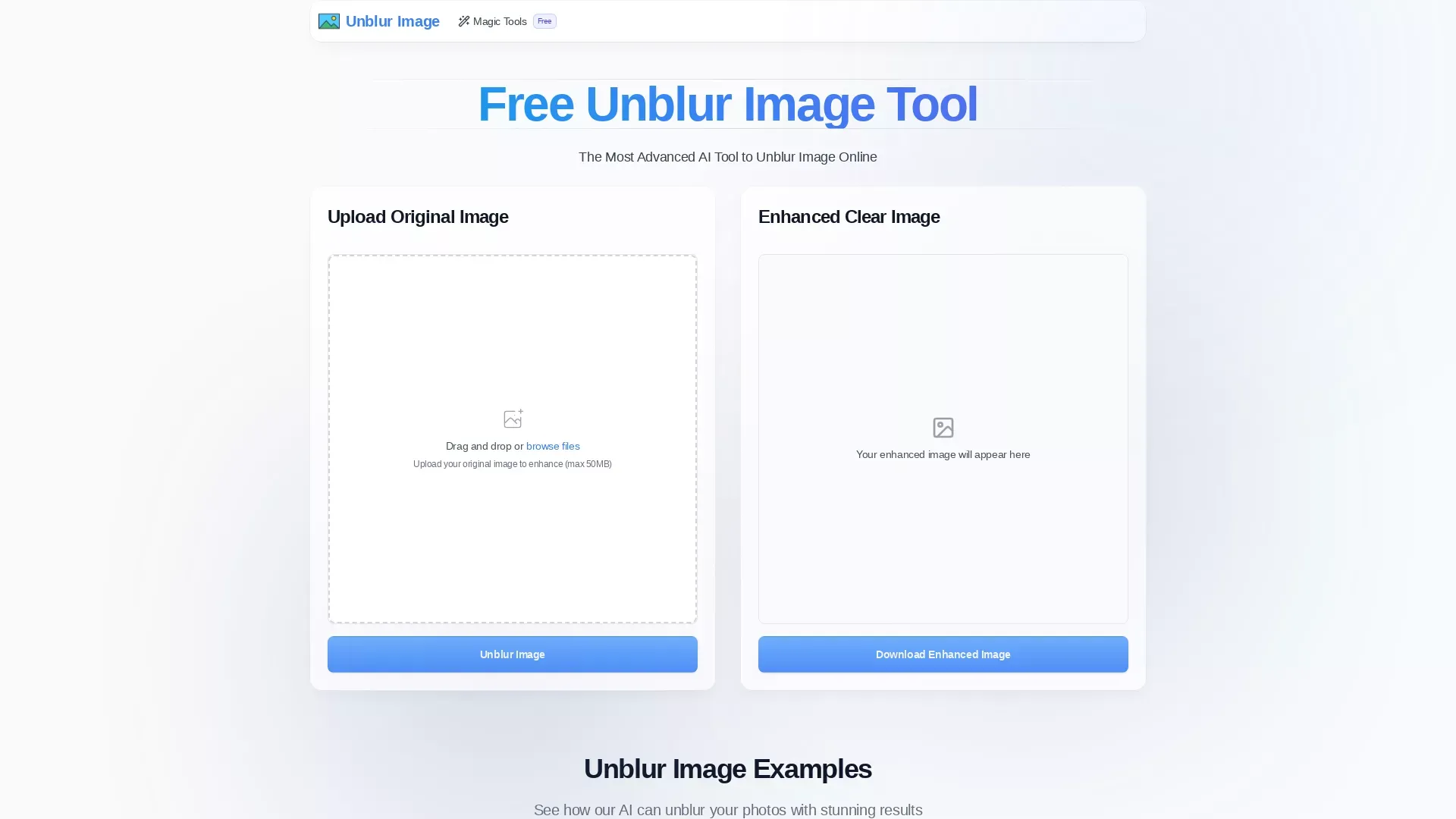 Unblur Image