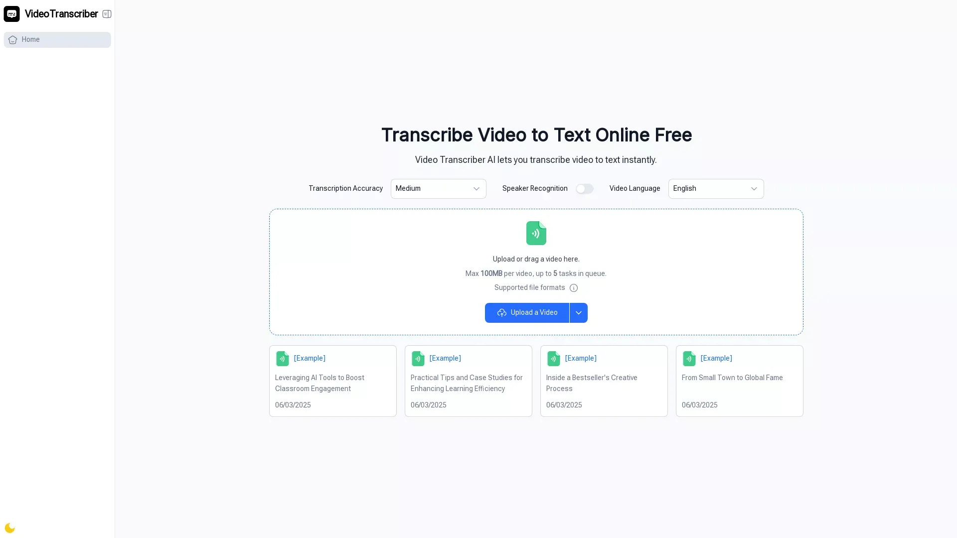 VideoTranscriberAI