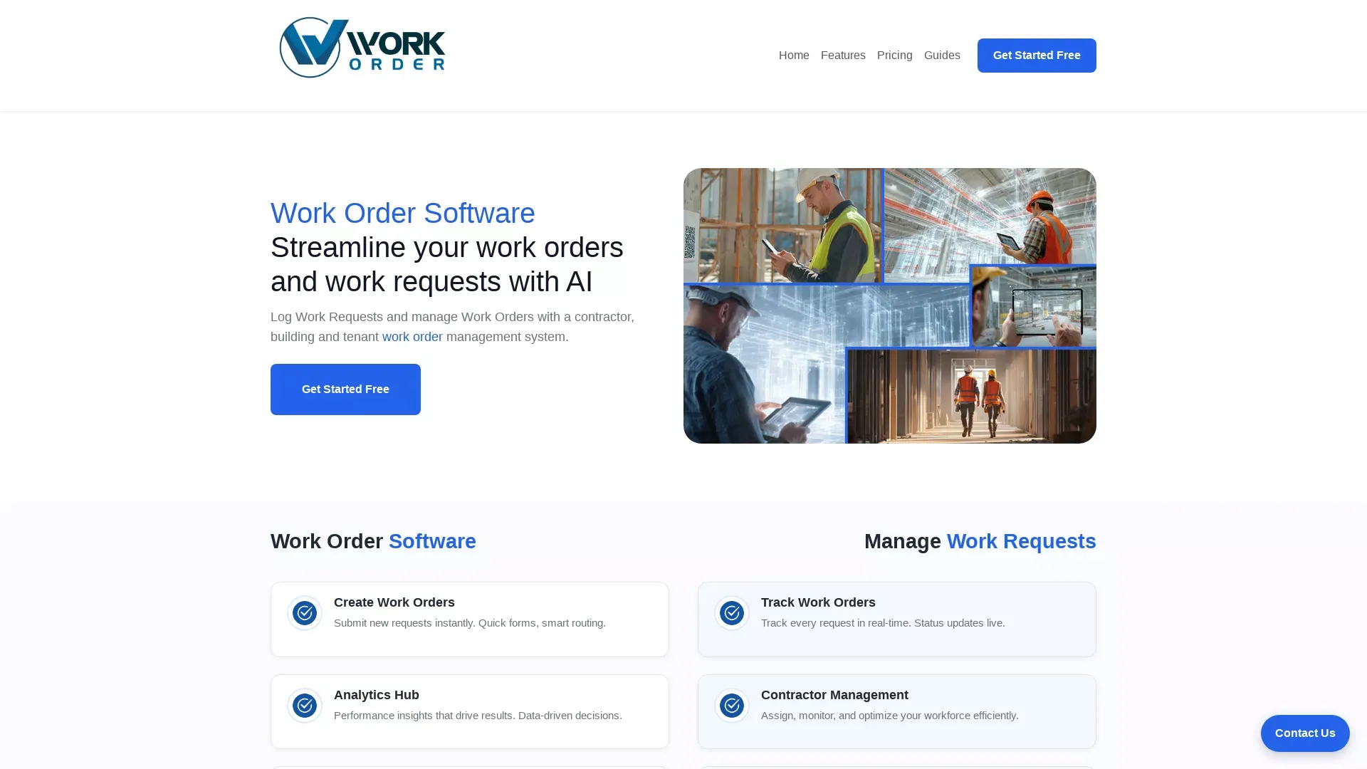 Work Order Net