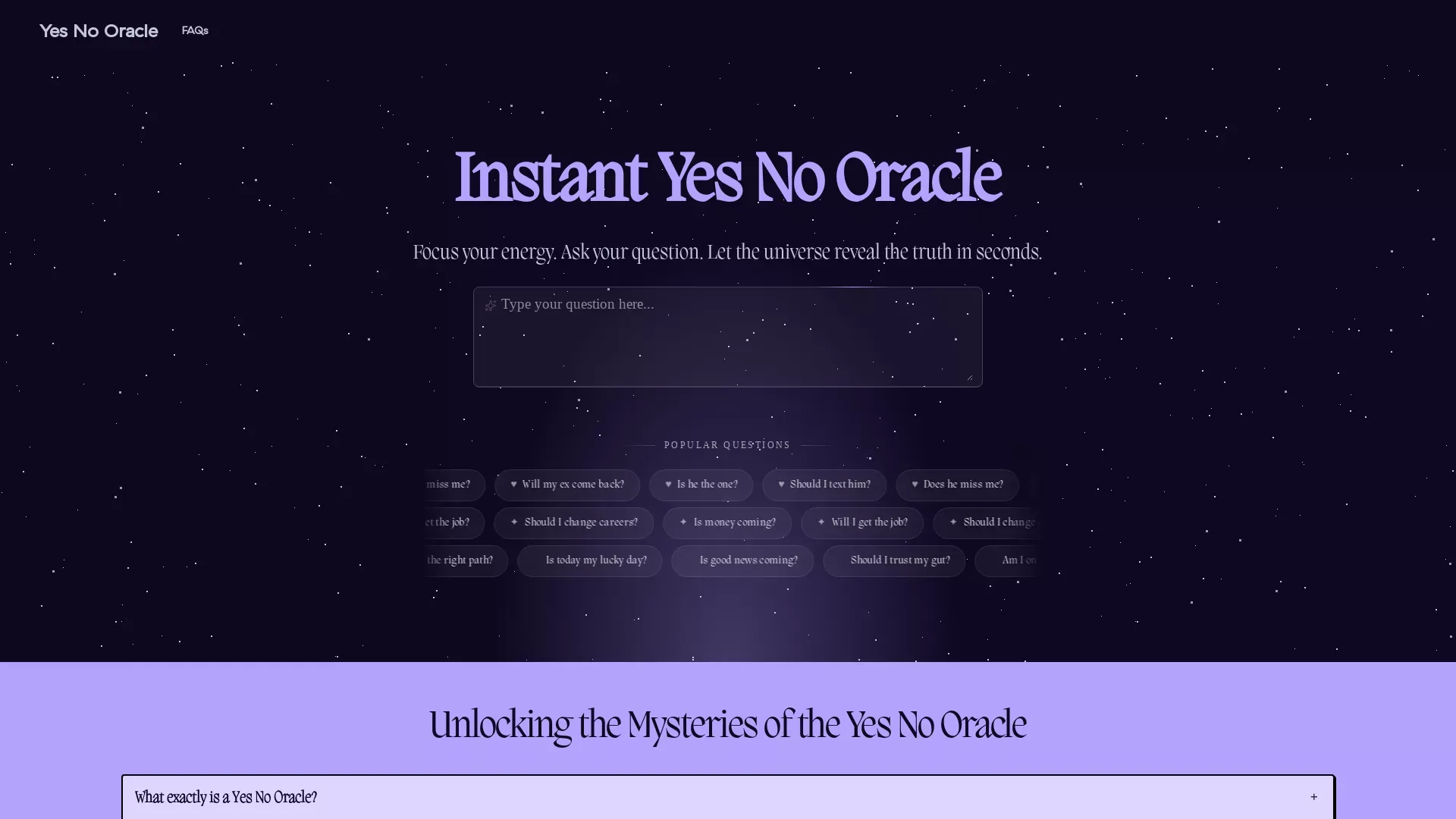 YesNoOracle