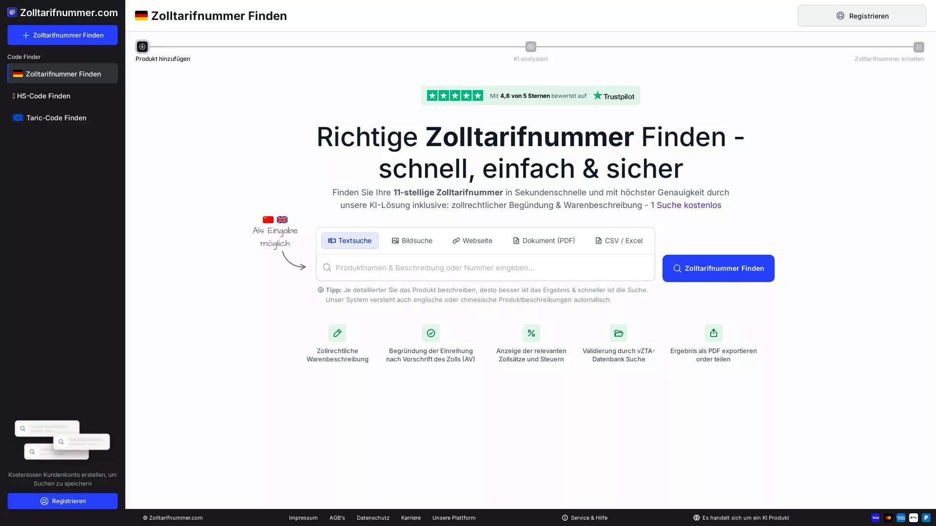 Zolltarifnummer