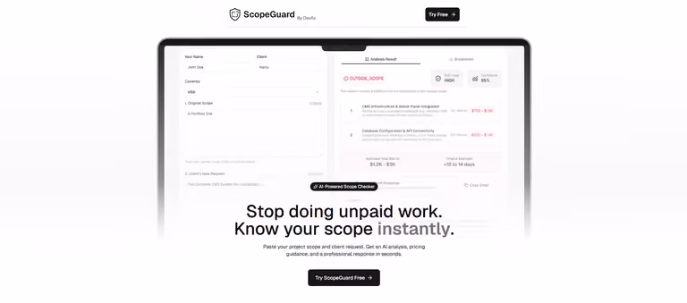 ScopeGuard AI